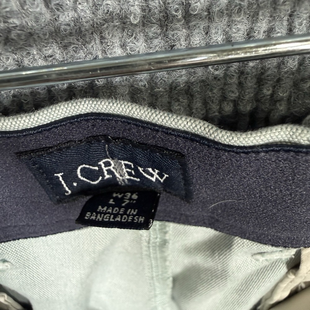 Lot of 2 J.Crew Mens Chino Shorts W36 Blue Green Flat Front Casual - Picture 10 of 16